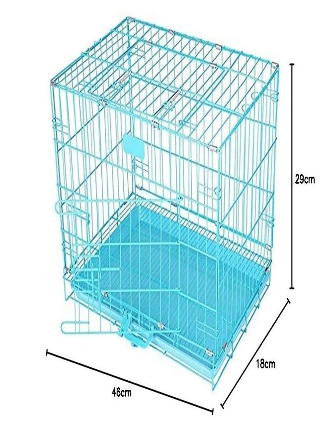 KittuPet Single Door Folding Metal Dog Cage/Crate/Kennel with Removable Tray (18 INCH) - Image 2